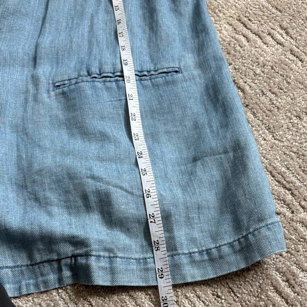 J. Jill Light Blue Denim Jacket with Button Detail - Picture 7 of 9